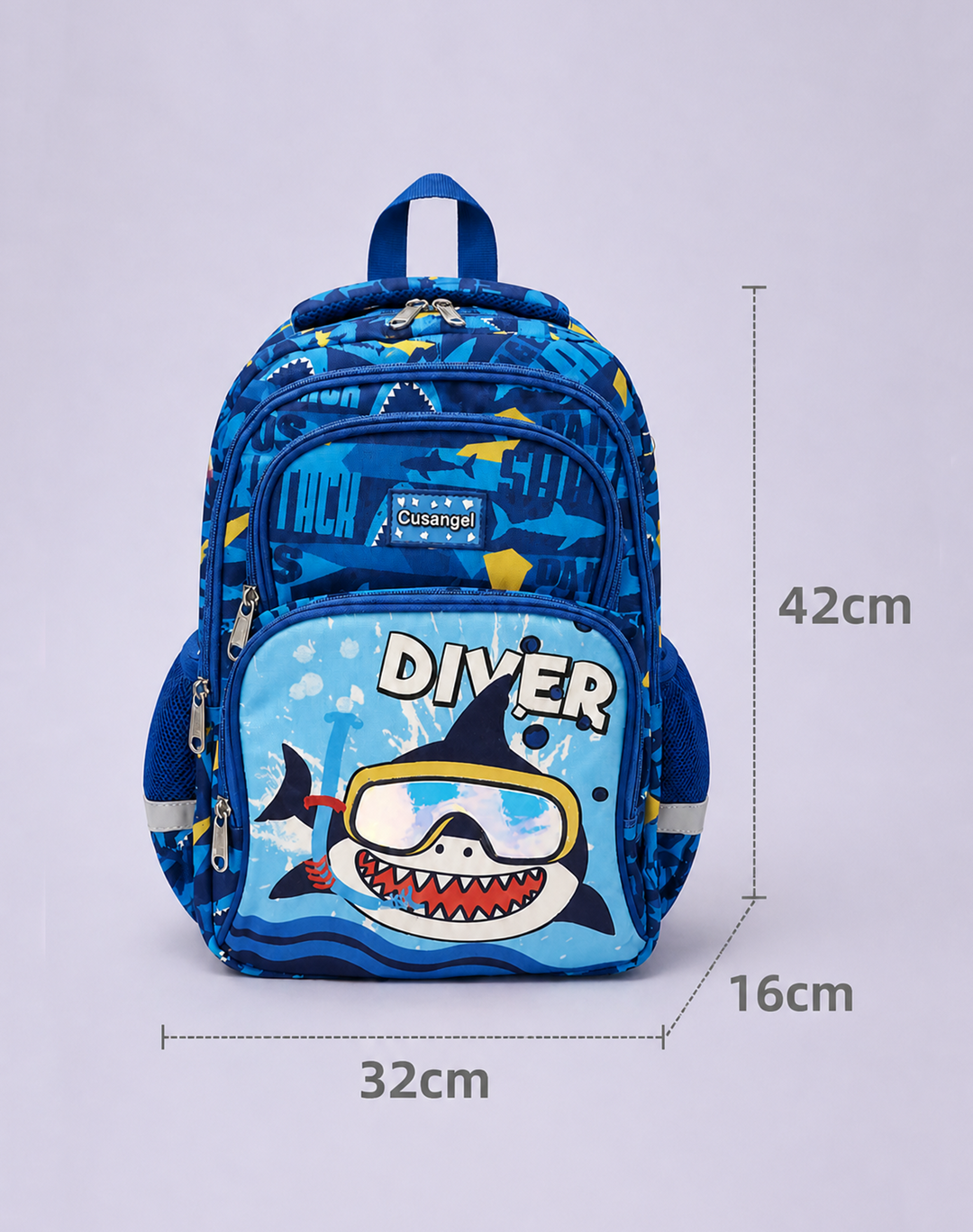 Shark Diver School Backpack