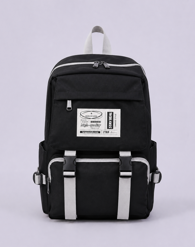 Multi-Compartment School Backpack