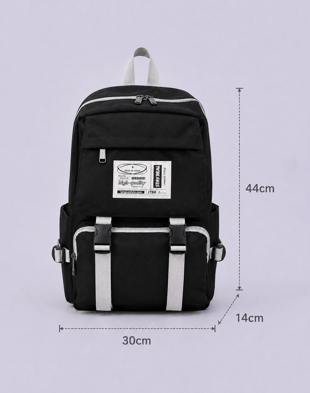 Multi-Compartment School Backpack