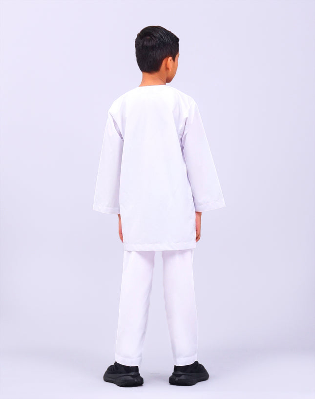 White Religious School Seluar Melayu