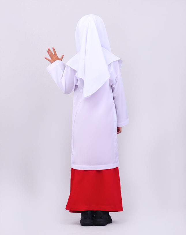 Red Religious School Pengawas Kain Kurung