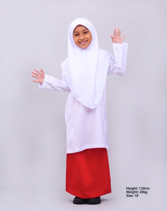 Red Religious School Pengawas Kain Kurung