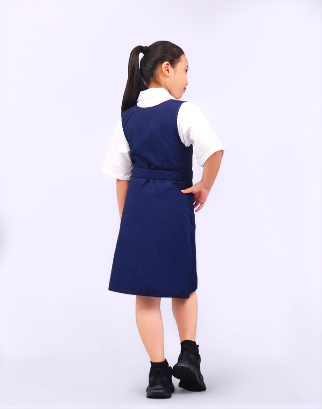 Dark Blue Primary School Pinafore