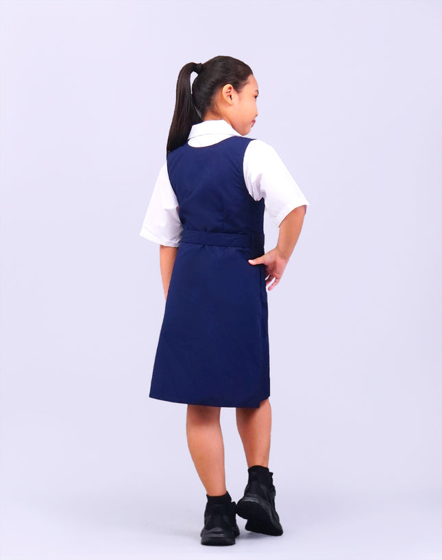 Dark Blue Primary School Pinafore