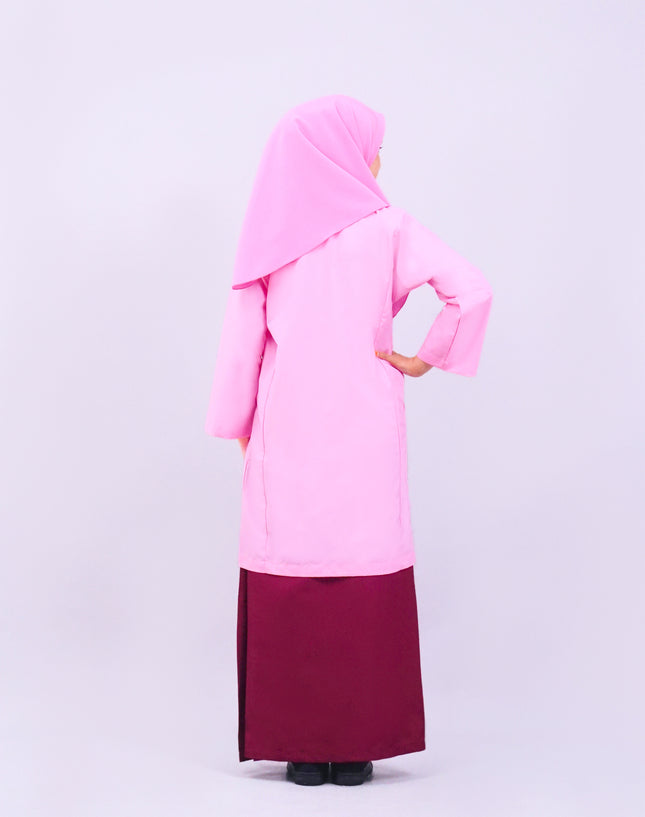 Light Pink School Baju Kurung