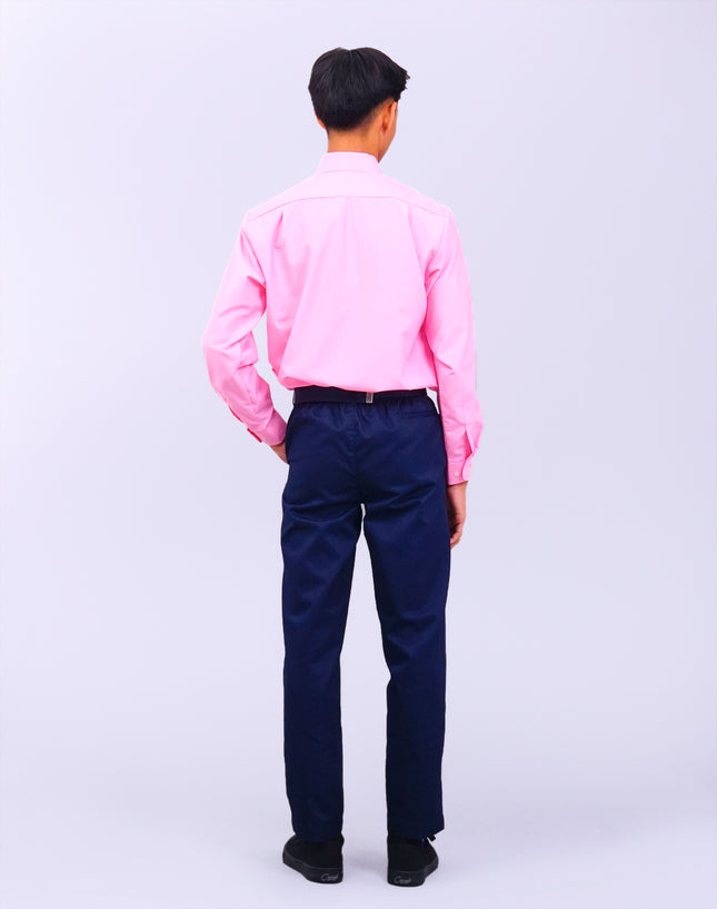 Dark Blue School Long Pants