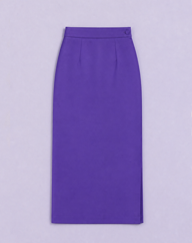 Dark Purple School Kain Kurung
