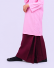 Maroon School Kain Kurung