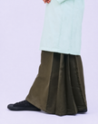 Olive Green School Kain Kurung