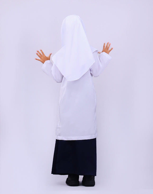 White School Baju Kurung