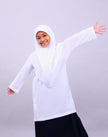White School Baju Kurung