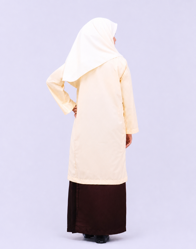 Dark Brown School Kain Kurung