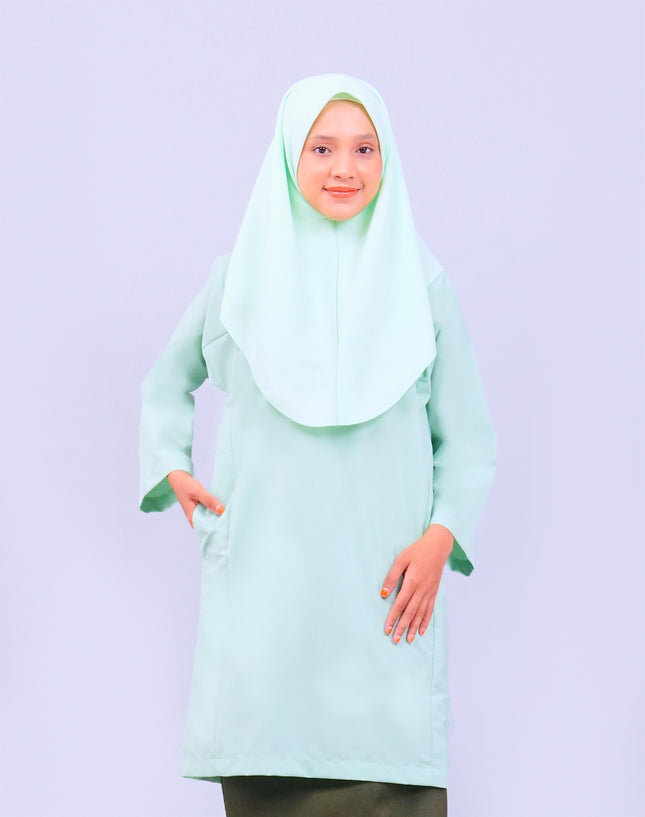 Light Green School Baju Kurung