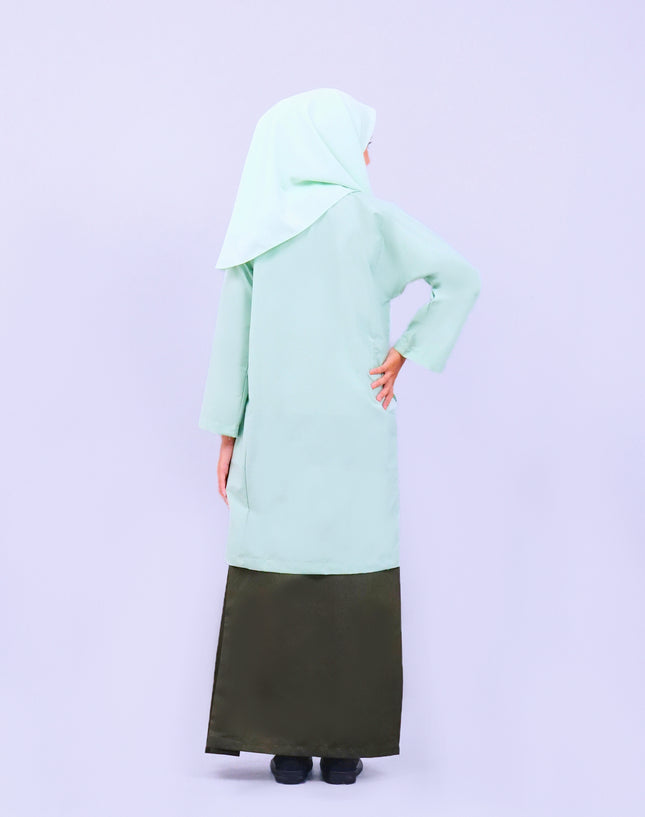 Light Green School Baju Kurung