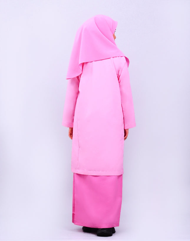 Pink School Kain Kurung