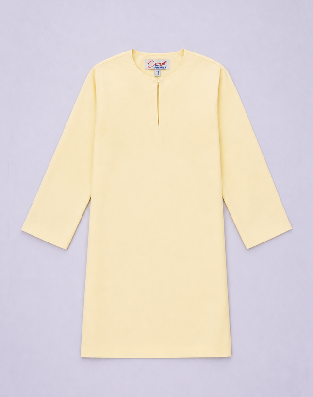 Light Yellow School Baju Kurung