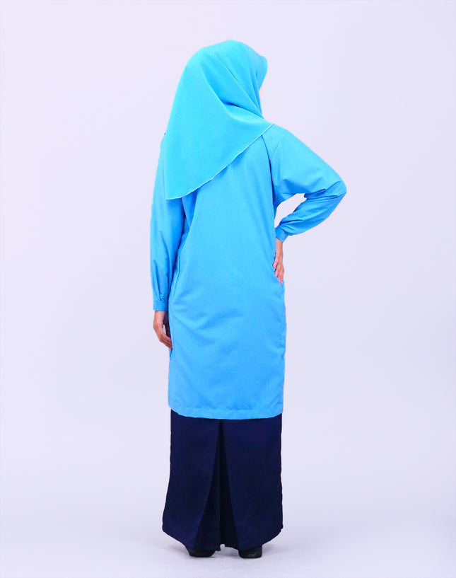 Blue Religious School Ummi Baju Kurung
