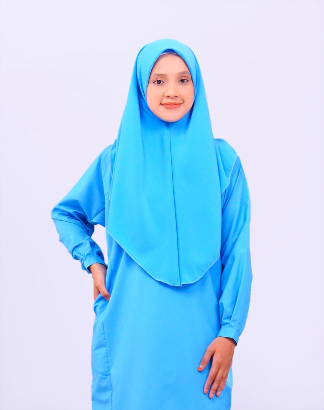 Blue Religious School Ummi Baju Kurung