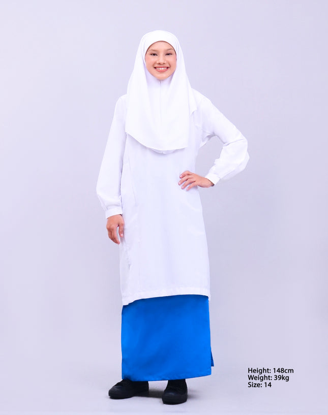 White Religious School Ummi Baju Kurung