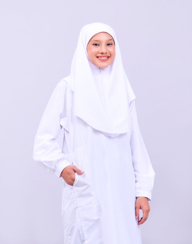 White Religious School Ummi Baju Kurung