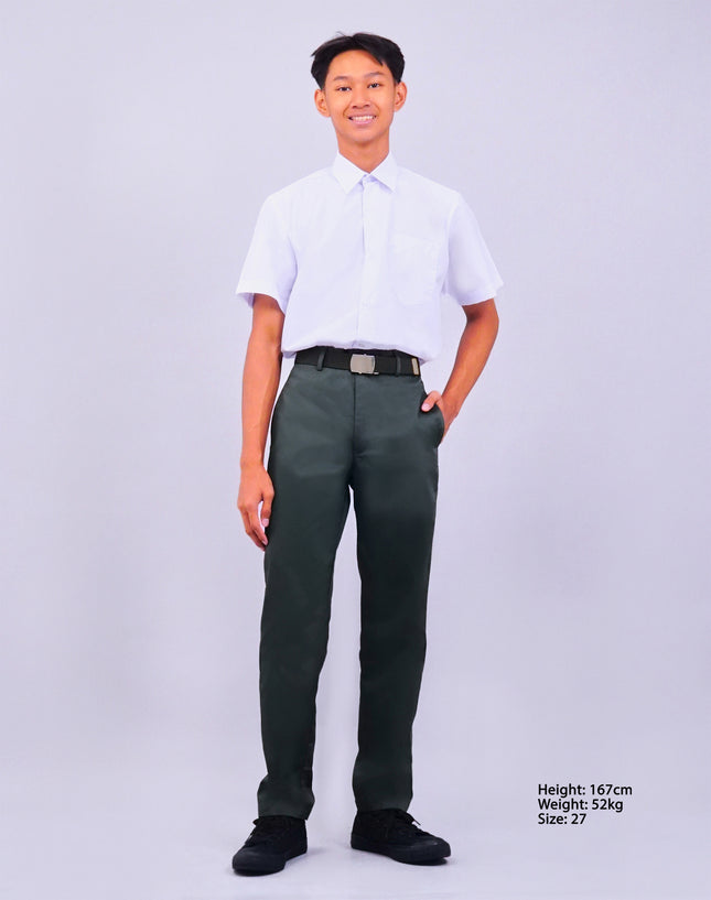 Dark Green Secondary School Long Pants