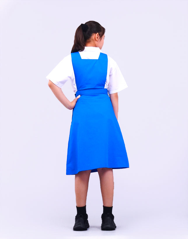 Turquoise Blue Secondary School Pinafore