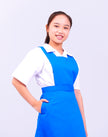 Turquoise Blue Secondary School Pinafore