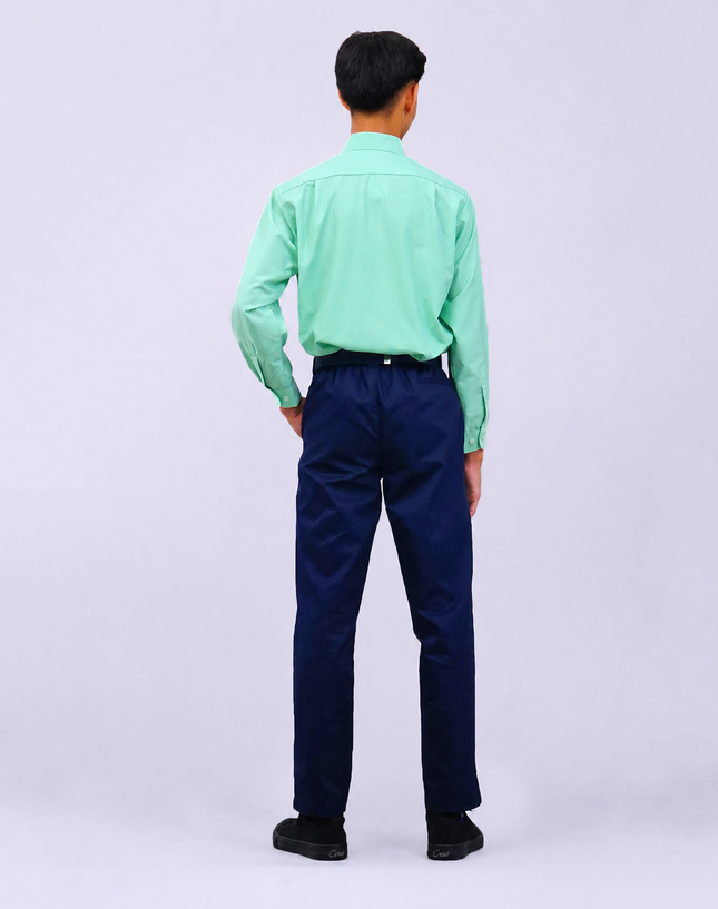 Teal Green Long Sleeve School Shirt
