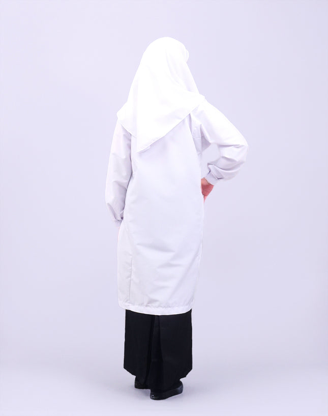 Black School Pengawas Back Pleat Kain Kurung