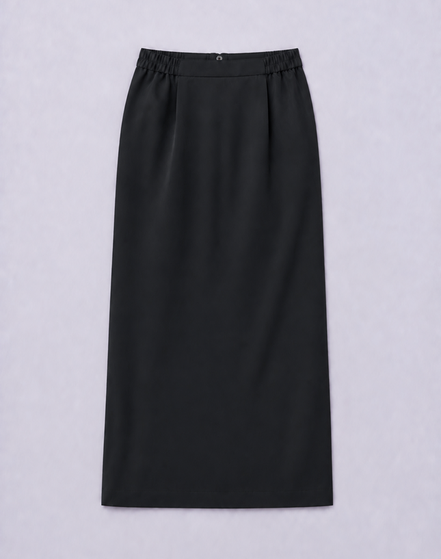 Black School Pengawas Back Pleat Kain Kurung
