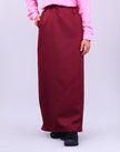 Maroon School Pengawas Back Pleat Kain Kurung
