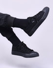 Black Canvas Secondary School Shoes – Rubber Sole Lace Up