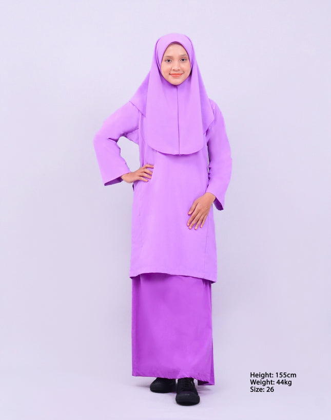 Purple Secondary School Kain Kurung