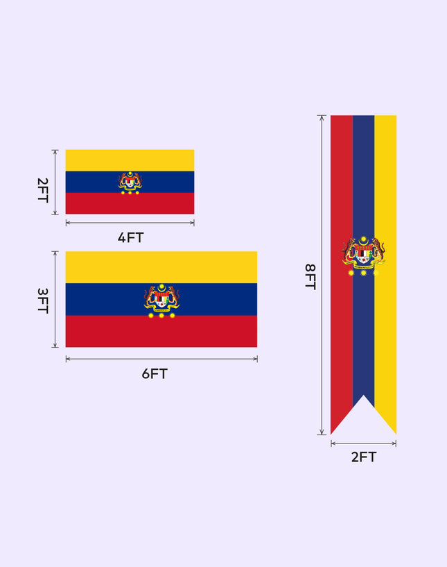 FLAG WILAYAH PERSEKUTUAN KUALA LUMPUR