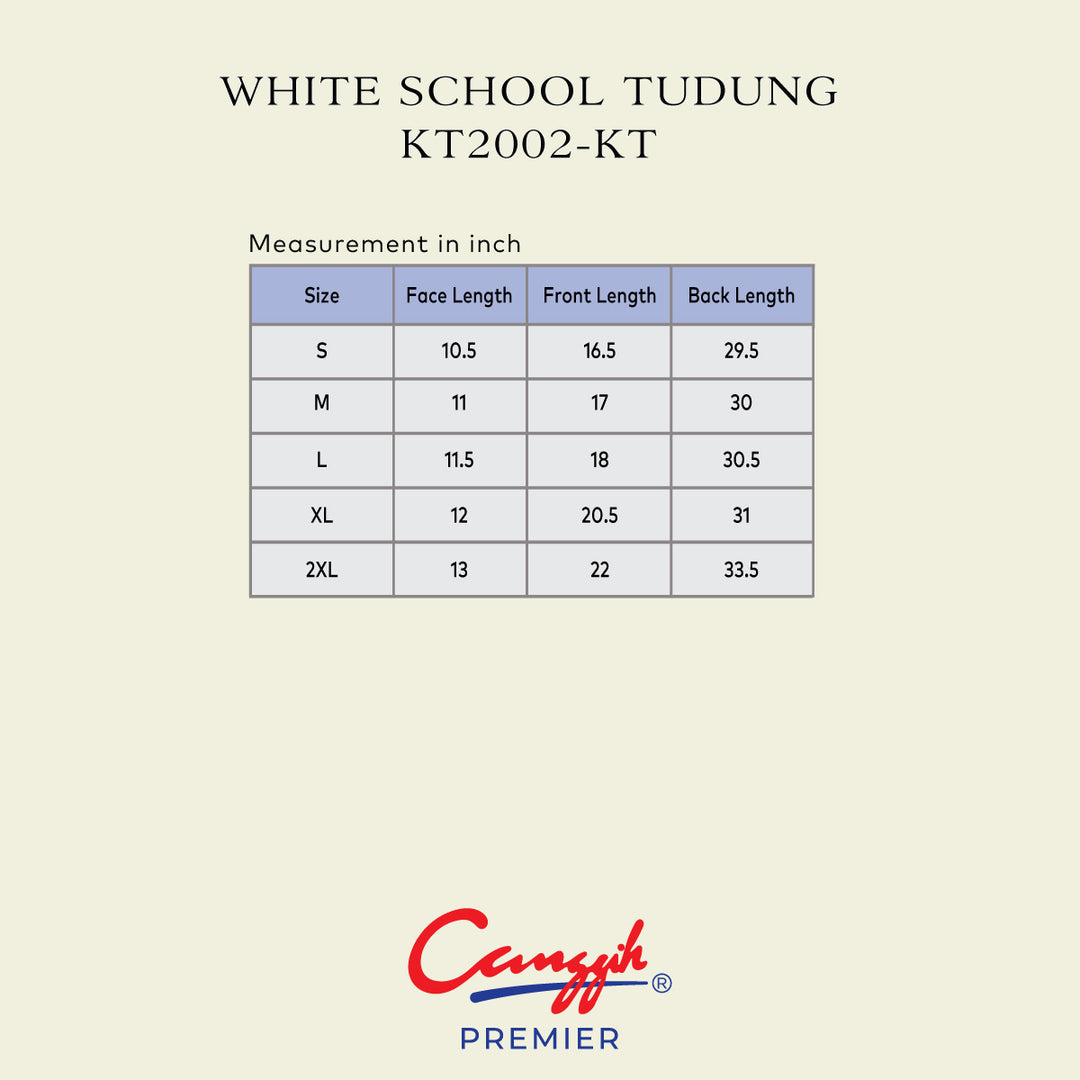 White School Tudung