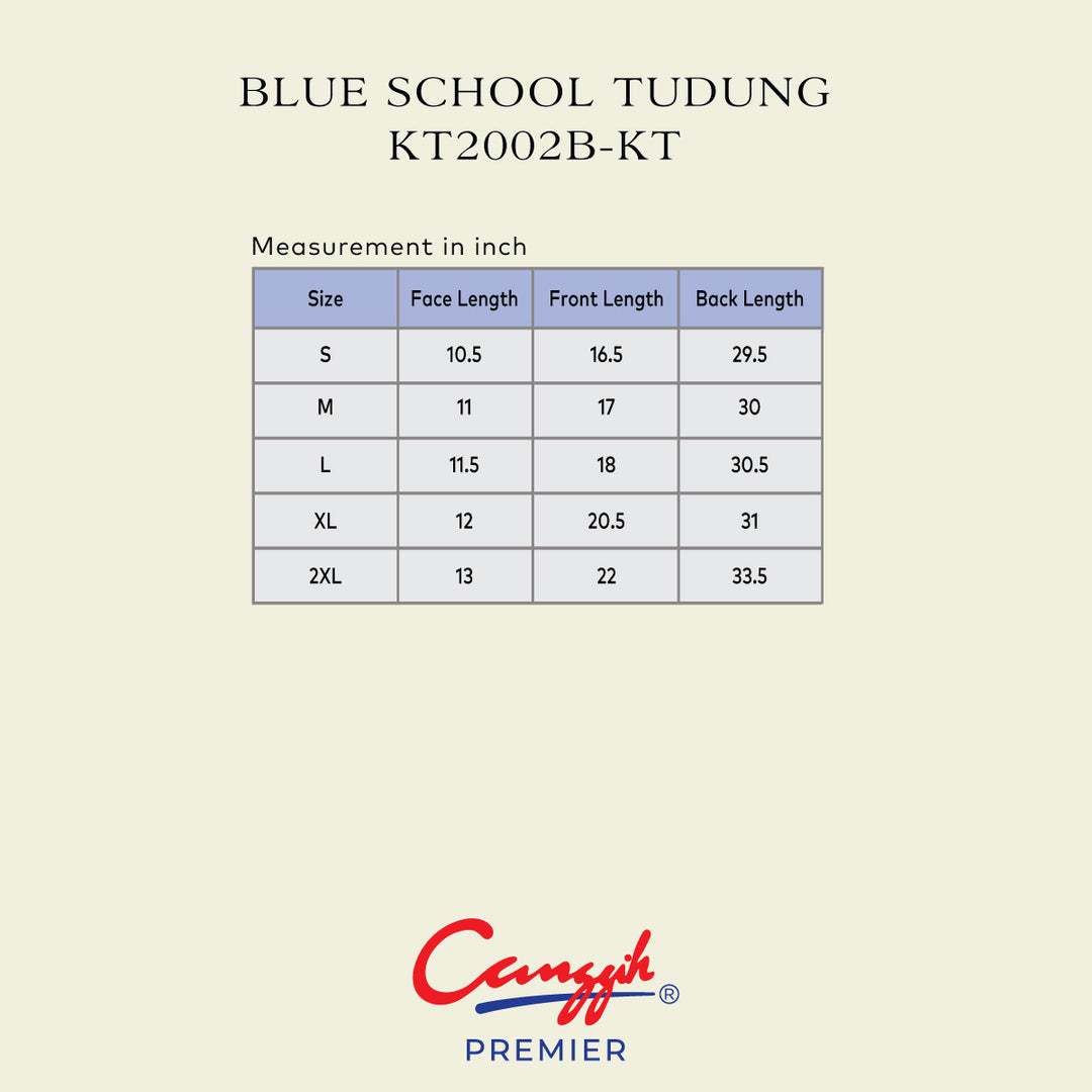 Blue School Tudung