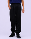 Microfiber Black Track Pants