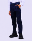 Dark Blue Garter School Long Pants