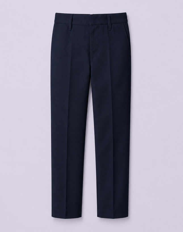 Dark Blue Garter School Long Pants