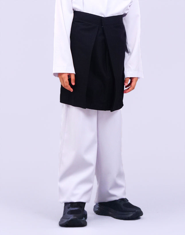 Black Pleated Garter School Sampin