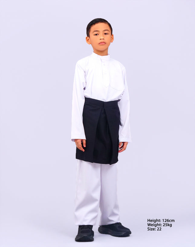 Black Pleated Garter School Sampin