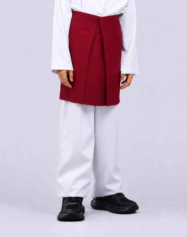 Red Pleated Garter School Sampin