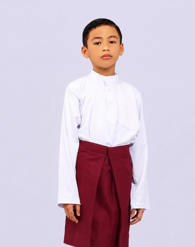 Red Pleated Garter School Sampin