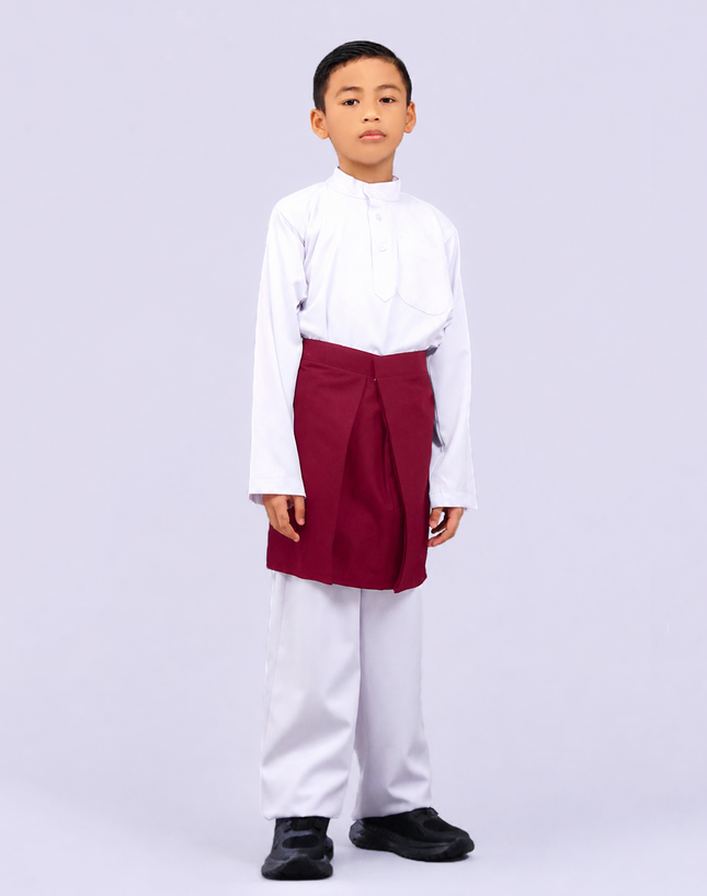 Red Pleated Garter School Sampin