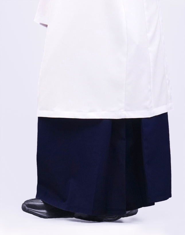 Dark Blue School Kain Kurung