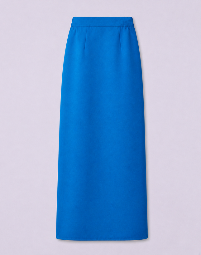 Turquoise Blue School Kain Kurung