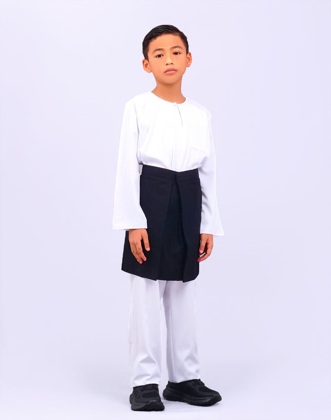 White School Baju Johor Set