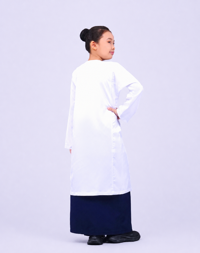 White School Baju Kurung