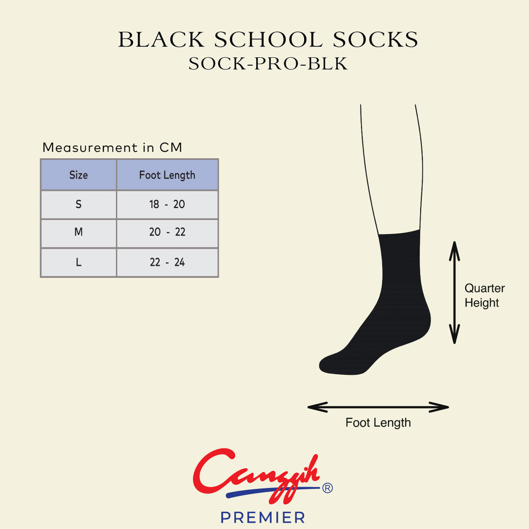 Black School Socks