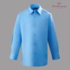 Signature Cotton Rich Long Sleeve (Hard Collar) – Light Blue